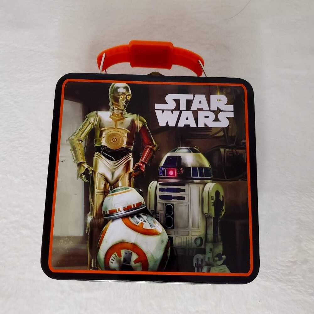 Star Wars BB-8 C-3PO R2-D2 Kids Pencil Box Crayon Box School Supplies Storage